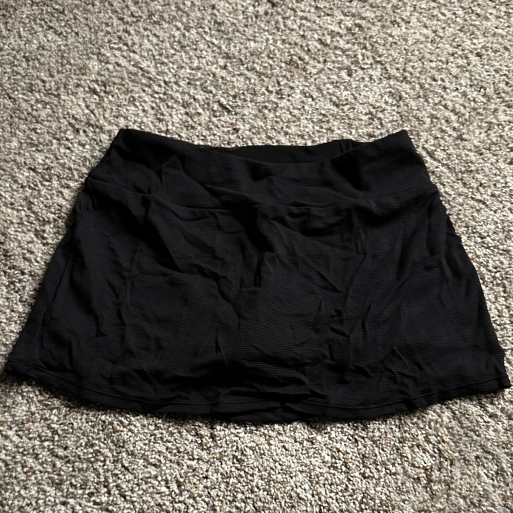 Tommy Bahama Black Circle Skater Skirt